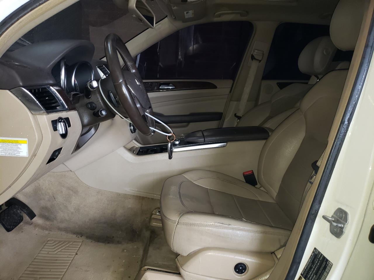 2012 Mercedes-Benz M-klasse VIN 4JGDA5HB8CA032206 Copart auction photo, front end damage thumbnail 7