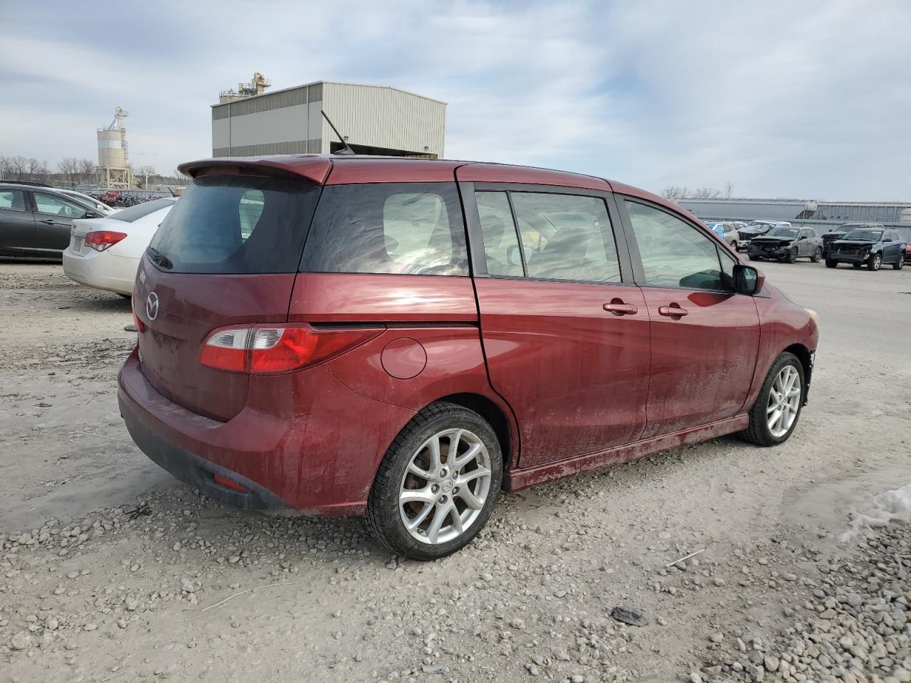 2012 Mazda 5 VIN JM1CW2CLXC0141921 Copart auction photo, front end damage thumbnail 3