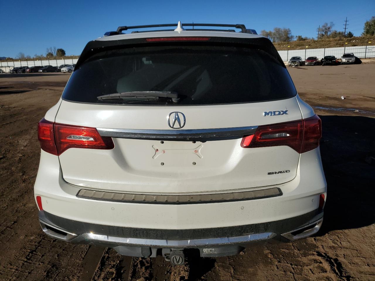 2017 Acura MDX VIN 5FRYD4H93HB022684 Copart auction photo, front end / side damage thumbnail 6
