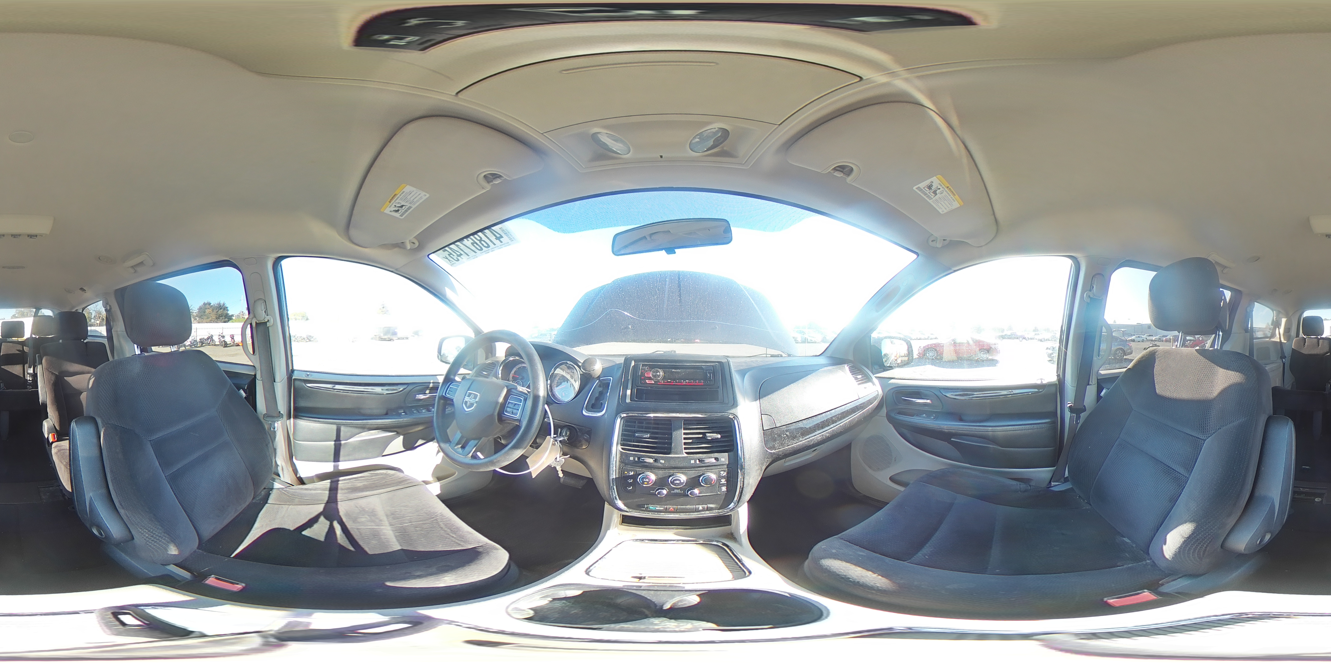 2014 Dodge Caravan VIN 2C4RDGCGXER429978 Copart auction photo, side damage thumbnail 13