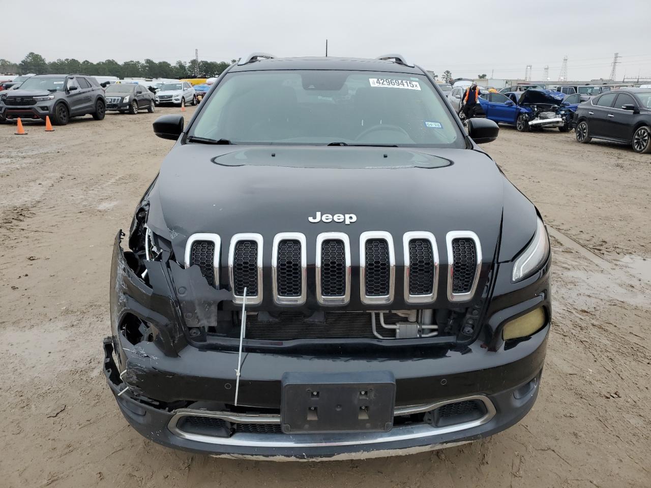 2018 Jeep Grand Cherokee VIN 1C4PJLDX9JD509955 Copart auction photo, front end damage thumbnail 5