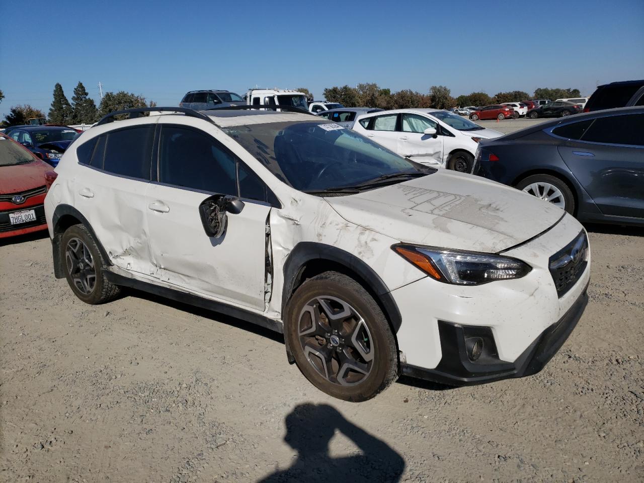 2018 Subaru XV VIN JF2GTAMC2J8276183 Copart auction photo, rollover damage thumbnail 4