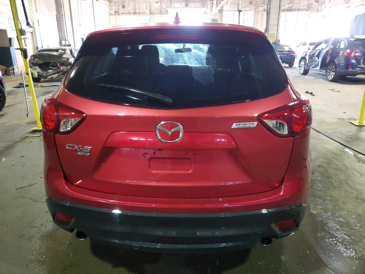 2016 Mazda CX-5 VIN JM3KE4CY5G0798869 Copart auction photo, front end / side damage thumbnail 6