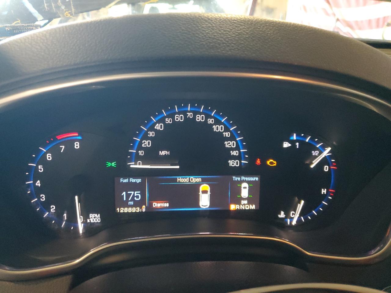 2014 Cadillac SRX VIN 3GYFNEE39ES611473 Copart auction photo, front end / side damage thumbnail 9