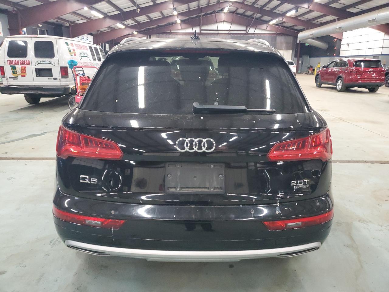 2018 Audi Q5 VIN WA1BNAFY7J2069930 Copart auction photo, front end / side damage thumbnail 6