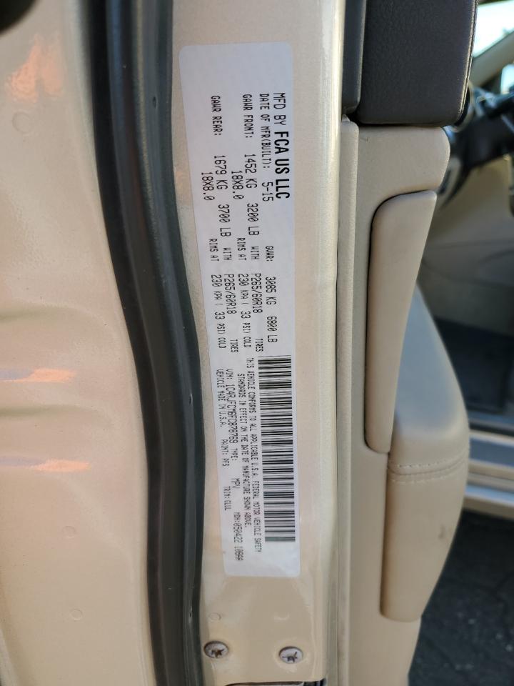 2015 Jeep Grand Cherokee VIN 1C4RJFCM6FC878769 Copart auction photo, front end damage thumbnail 13