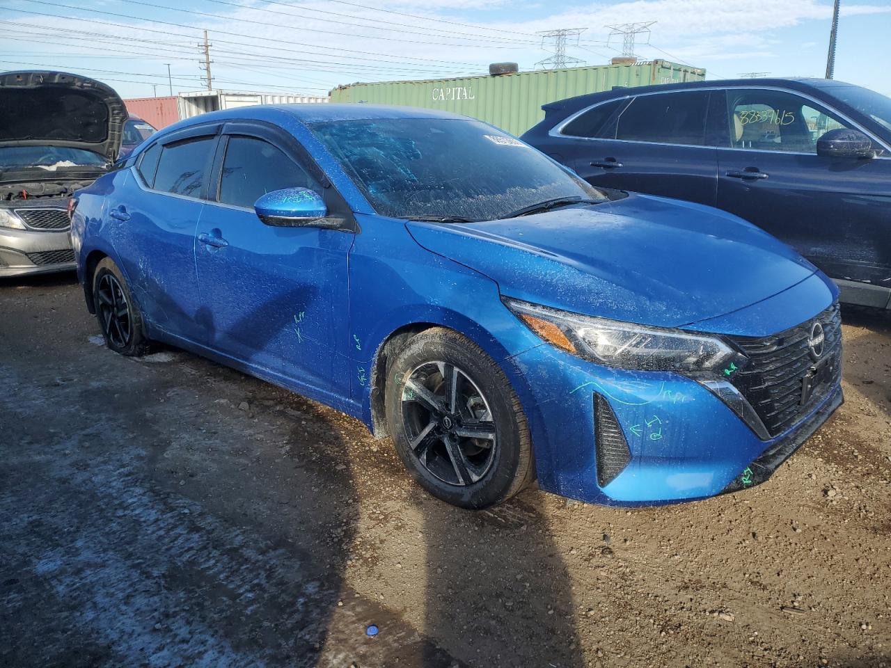 2024 Nissan Sentra VIN 3N1AB8CV9RY311761 Copart auction photo, side damage thumbnail 4
