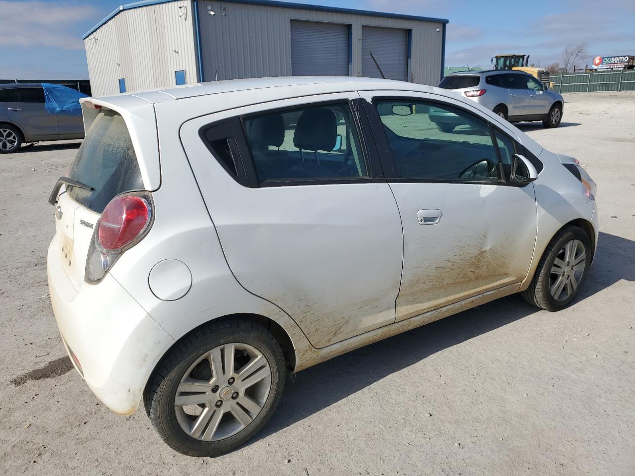 2015 Chevrolet Spark VIN KL8CB6S90FC741528 Copart auction photo, all over damage thumbnail 3