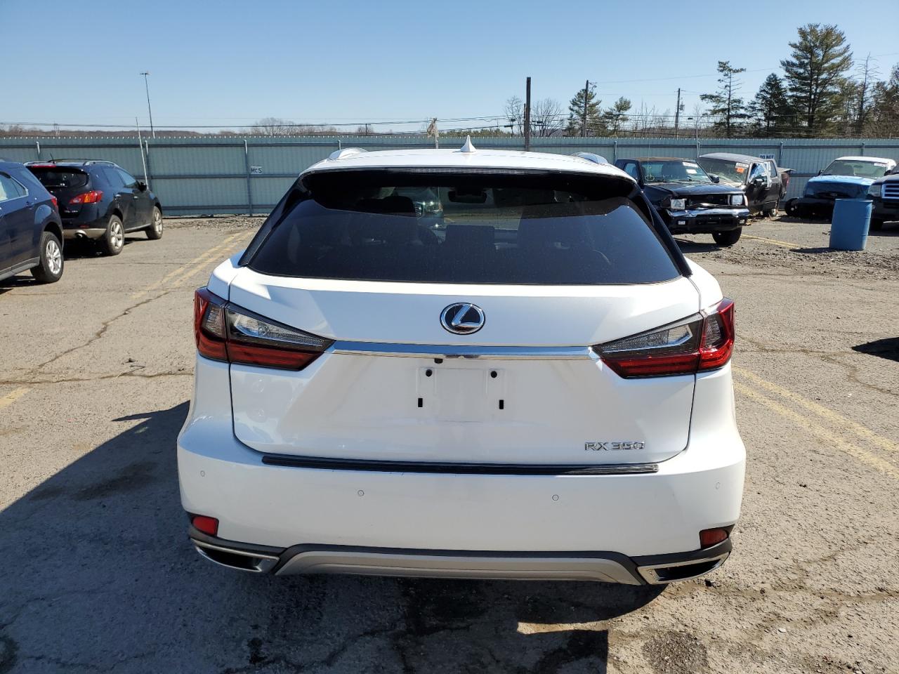 2022 Lexus RX VIN 2T2HZMAA1NC222336 Copart auction photo, front end damage thumbnail 6