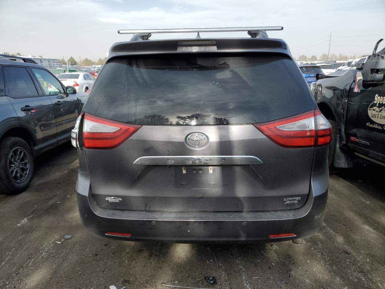2017 Toyota Sienna VIN 5TDDZ3DC9HS147181 Copart auction photo, all over damage thumbnail 6
