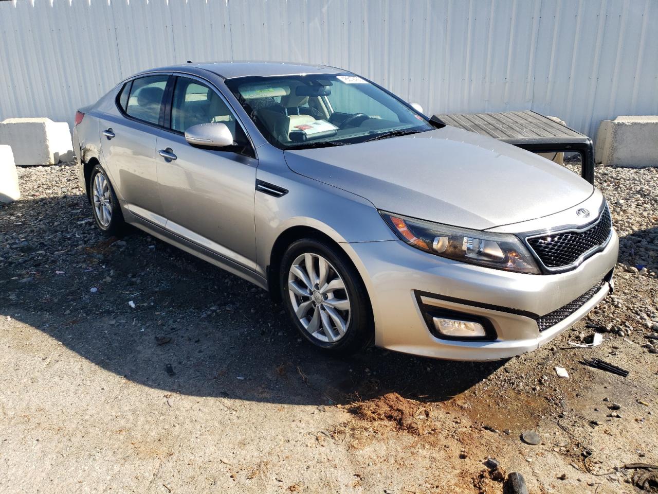 2015 KIA Optima VIN 5XXGN4A75FG373156 Copart auction photo, side damage thumbnail 4