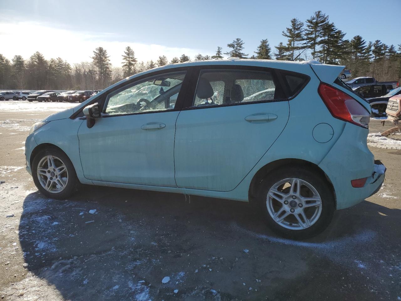 2017 Ford Fiesta VIN 3FADP4EJ8HM115725 Copart auction photo, rear end damage thumbnail 2