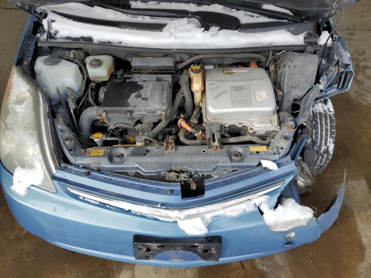2006 Toyota Prius VIN JTDKB20UX63161237 Copart auction photo, front end / side damage thumbnail 11
