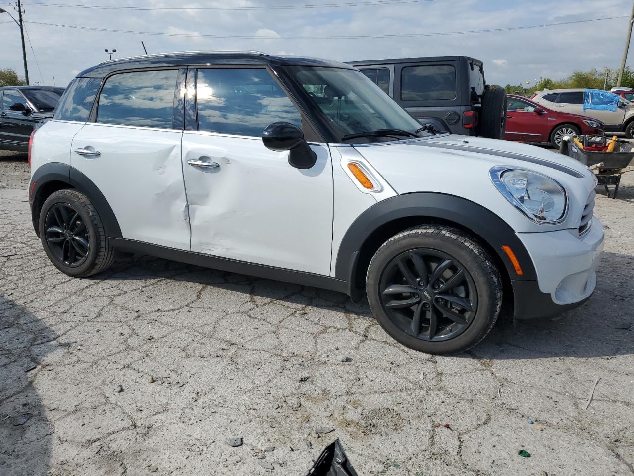 2013 MINI Cooper VIN WMWZB3C58DWM08837 Copart auction photo, side / minor dent/scratches damage thumbnail 4