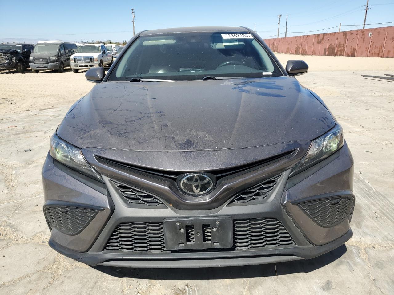 2022 Toyota Camry VIN 4T1G11AK8NU672529 Copart auction photo, rear end / side damage thumbnail 5