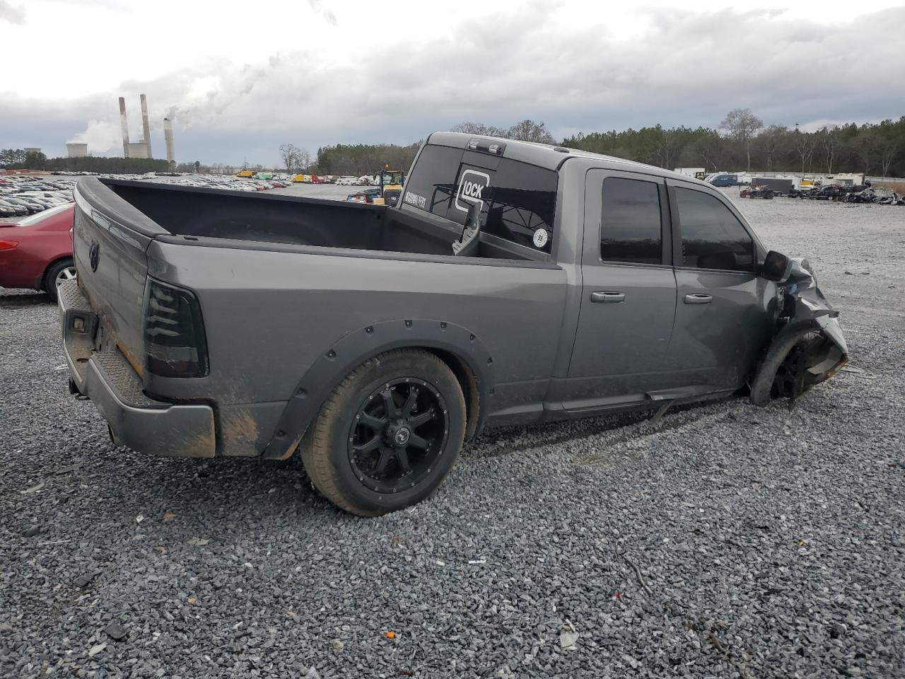 2011 Dodge RAM VIN 1D7RV1GTXBS503045 Copart auction photo, front end / side damage thumbnail 3