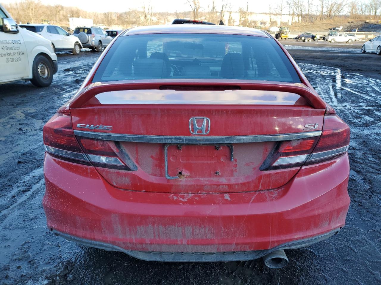 2013 Honda Civic VIN 2HGFB6E52DH709351 Copart auction photo, front end damage thumbnail 6