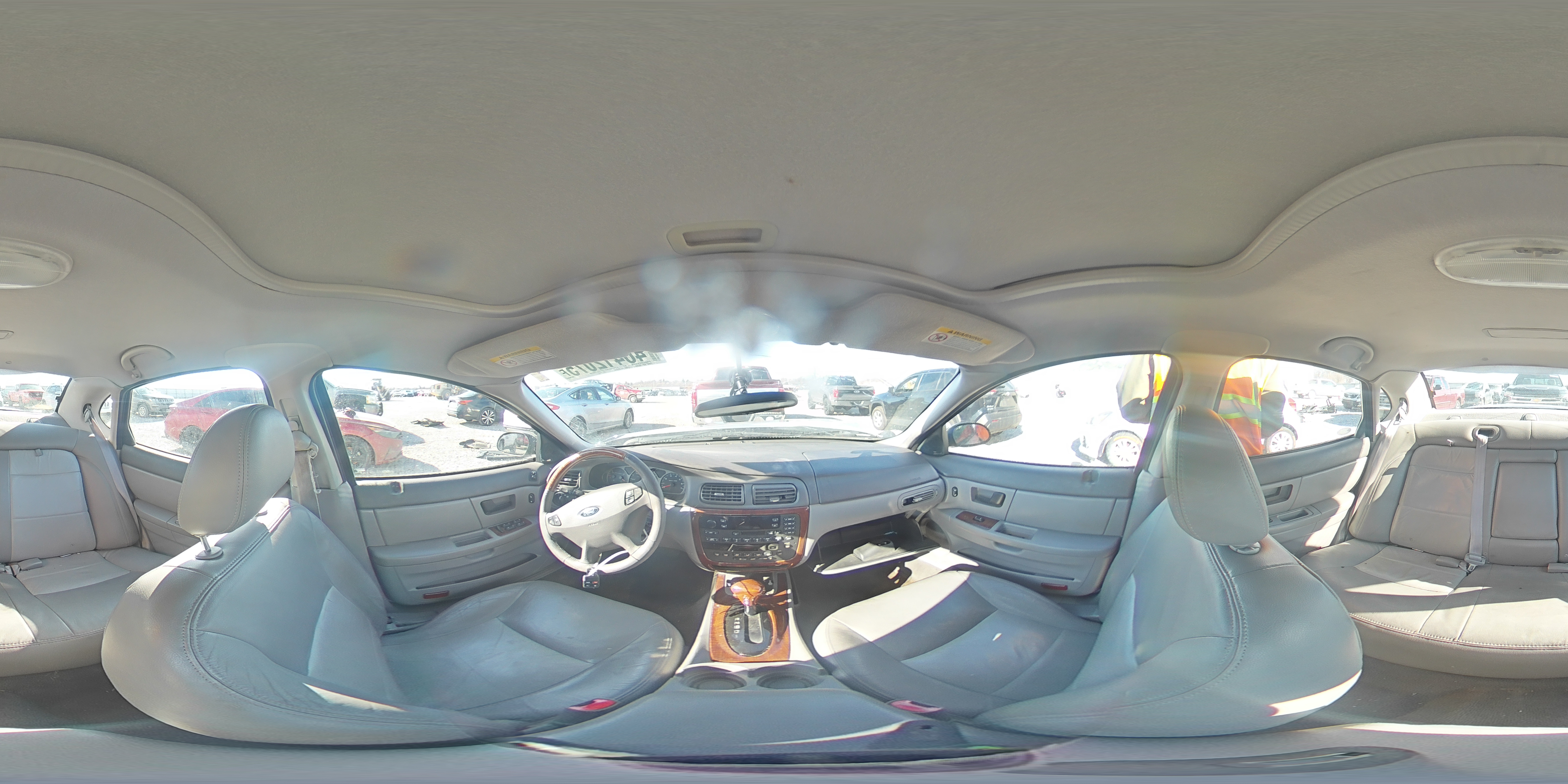 2003 Ford Taurus VIN 1FAHP56S63A196132 Copart auction photo, front end damage thumbnail 13