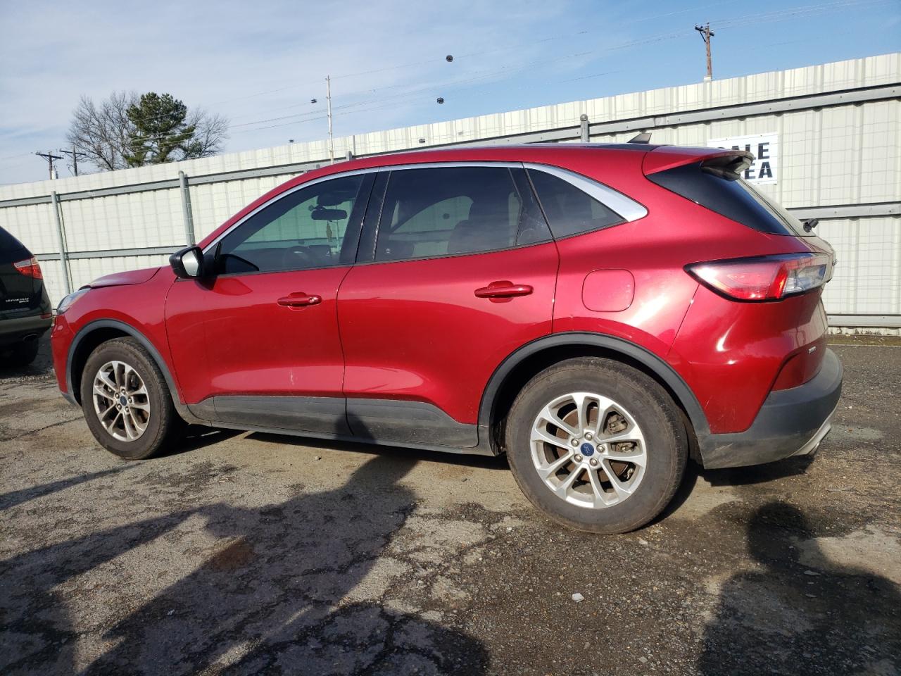 2022 Ford Escape VIN 1FMCU0G63NUA24980 Copart auction photo, side / front end damage thumbnail 2