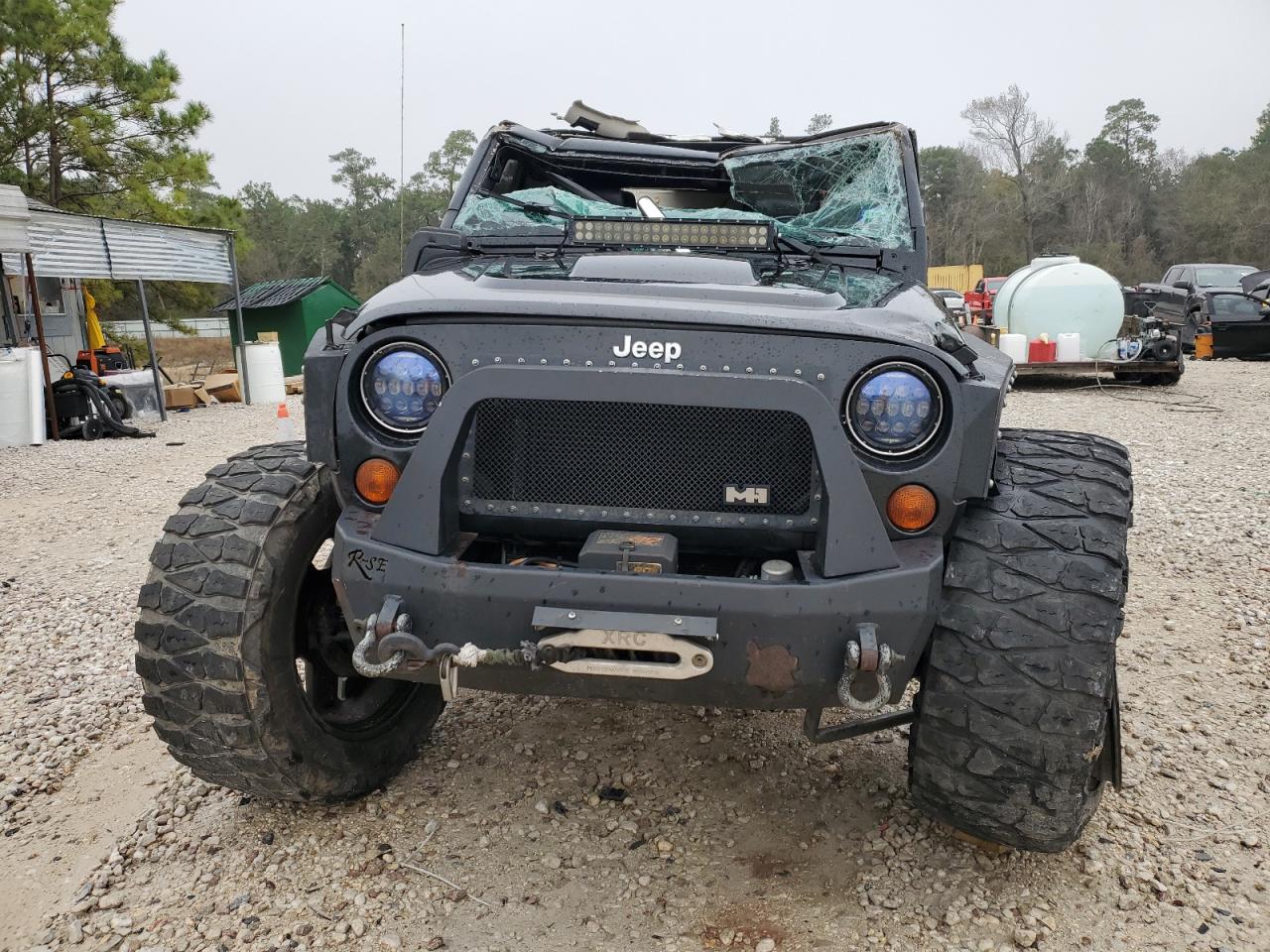 2012 Jeep Wrangler VIN 1C4HJWFG7CL205244 Copart auction photo, rollover damage thumbnail 5