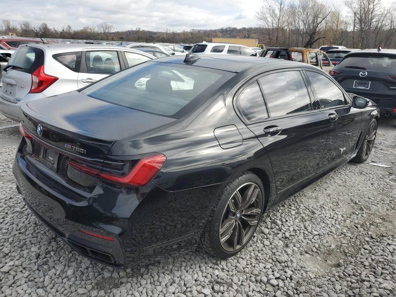 2022 BMW 7er VIN WBA7U6C06NCK59421 Copart auction photo, front end damage thumbnail 3