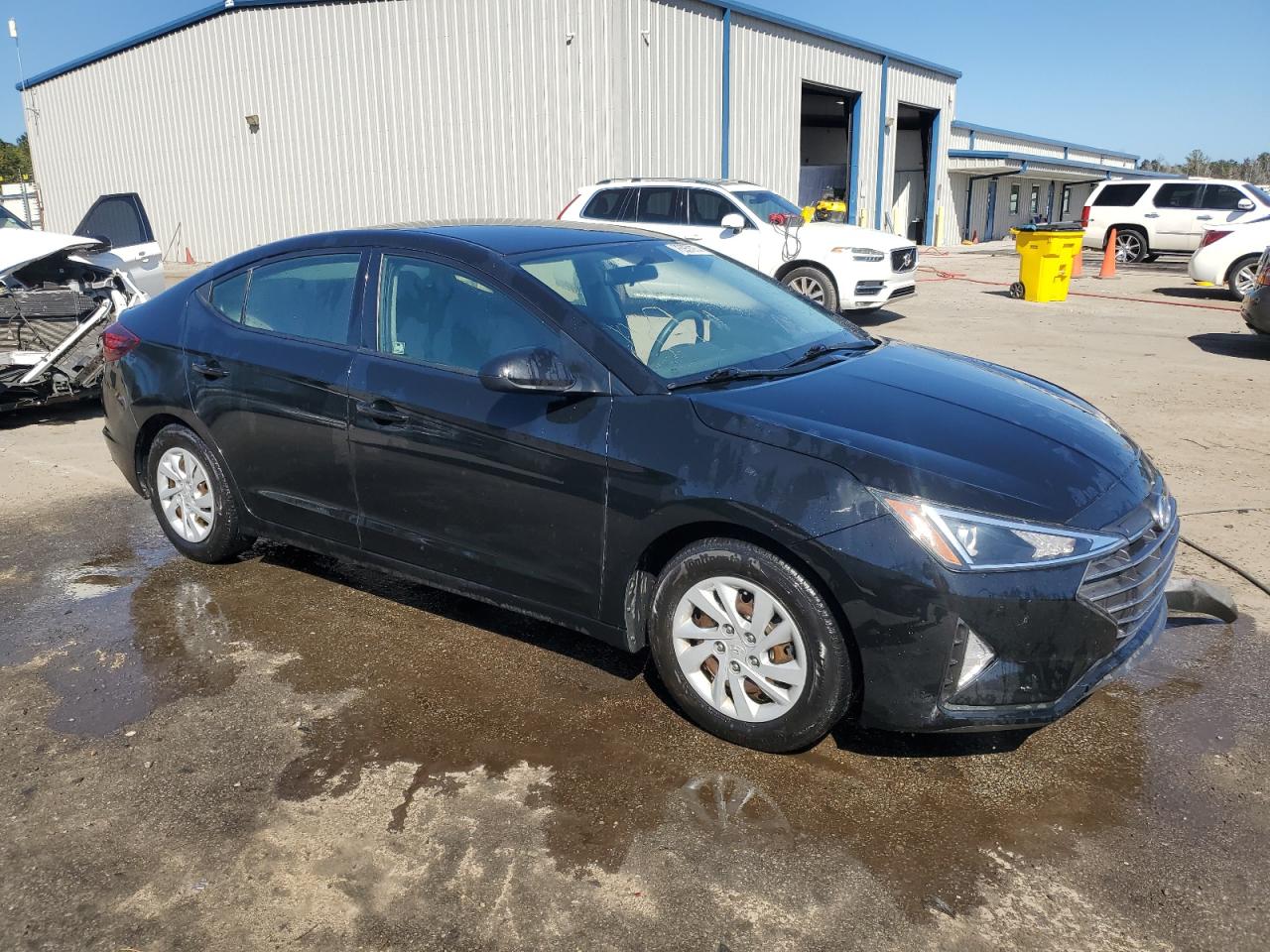 2019 Hyundai Elantra VIN 5NPD74LF9KH429745 Copart auction photo, side / front end damage thumbnail 4