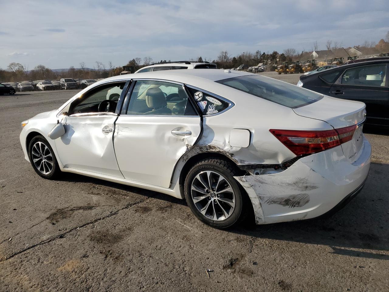 2017 Toyota Avalon VIN 4T1BK1EB0HU247294 Copart auction photo, rear end / side damage thumbnail 2