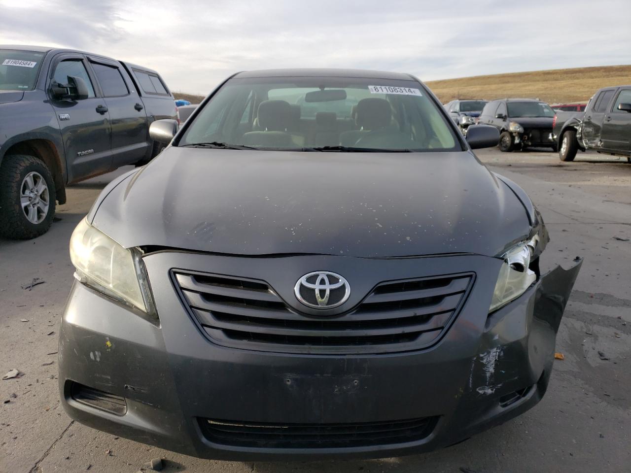 2008 Toyota Camry VIN 4T1BE46K48U754738 Copart auction photo, front end / hail damage thumbnail 5