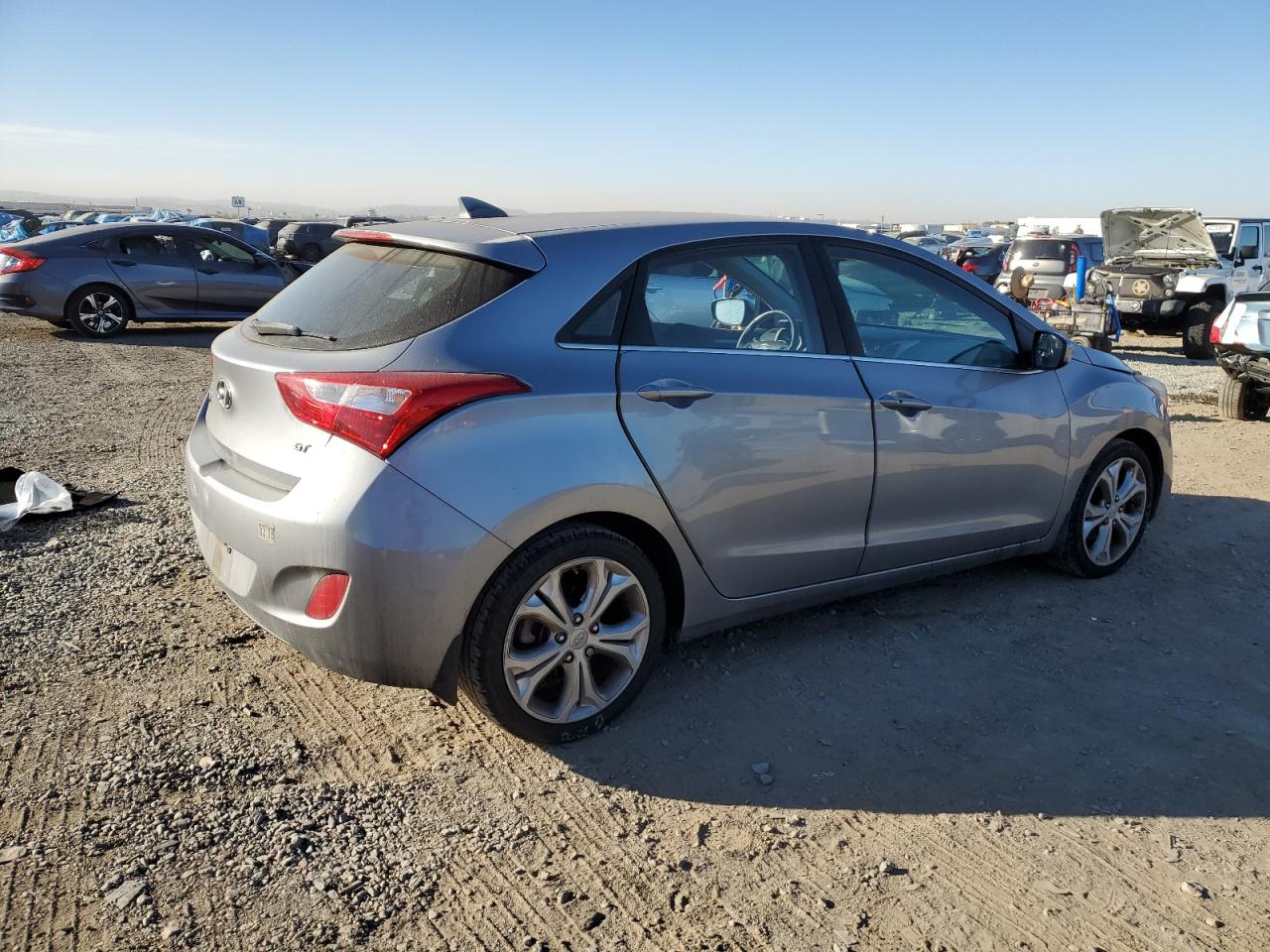 2013 Hyundai Elantra VIN KMHD35LE8DU074497 Copart auction photo, all over damage thumbnail 3