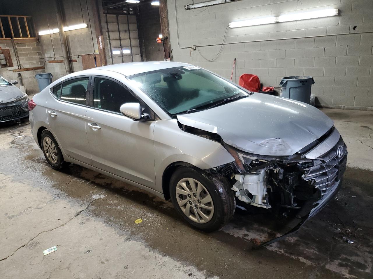 2020 Hyundai Elantra VIN KMHD74LF1LU944371 Copart auction photo, undercarriage / front end damage thumbnail 4