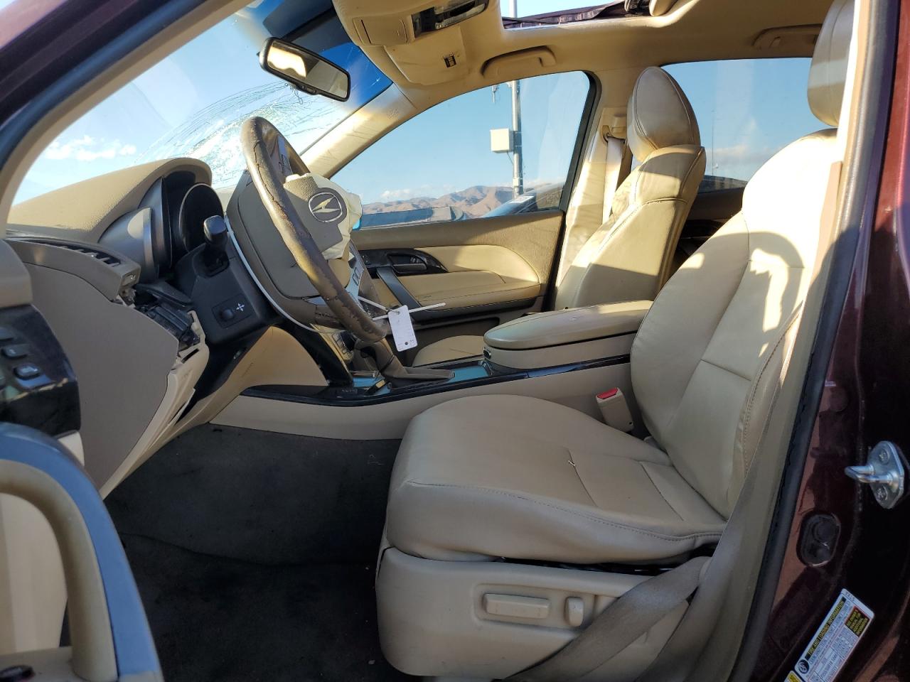 2008 Acura MDX VIN 2HNYD28388H510227 Copart auction photo, front end damage thumbnail 7