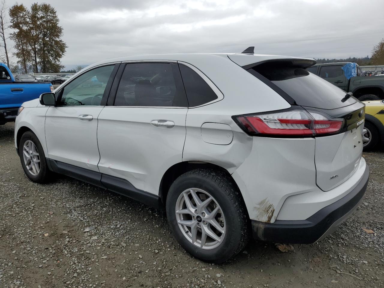 2023 Ford Edge VIN 2FMPK4J90PBA39592 Copart auction photo, rear end / side damage thumbnail 2