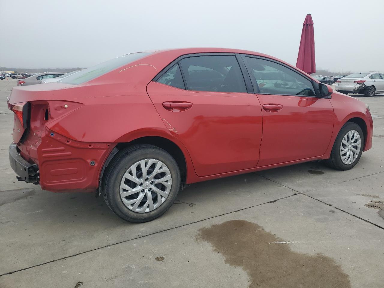 2019 Toyota Corolla VIN 5YFBURHEXKP926951 Copart auction photo, rear end / side damage thumbnail 3