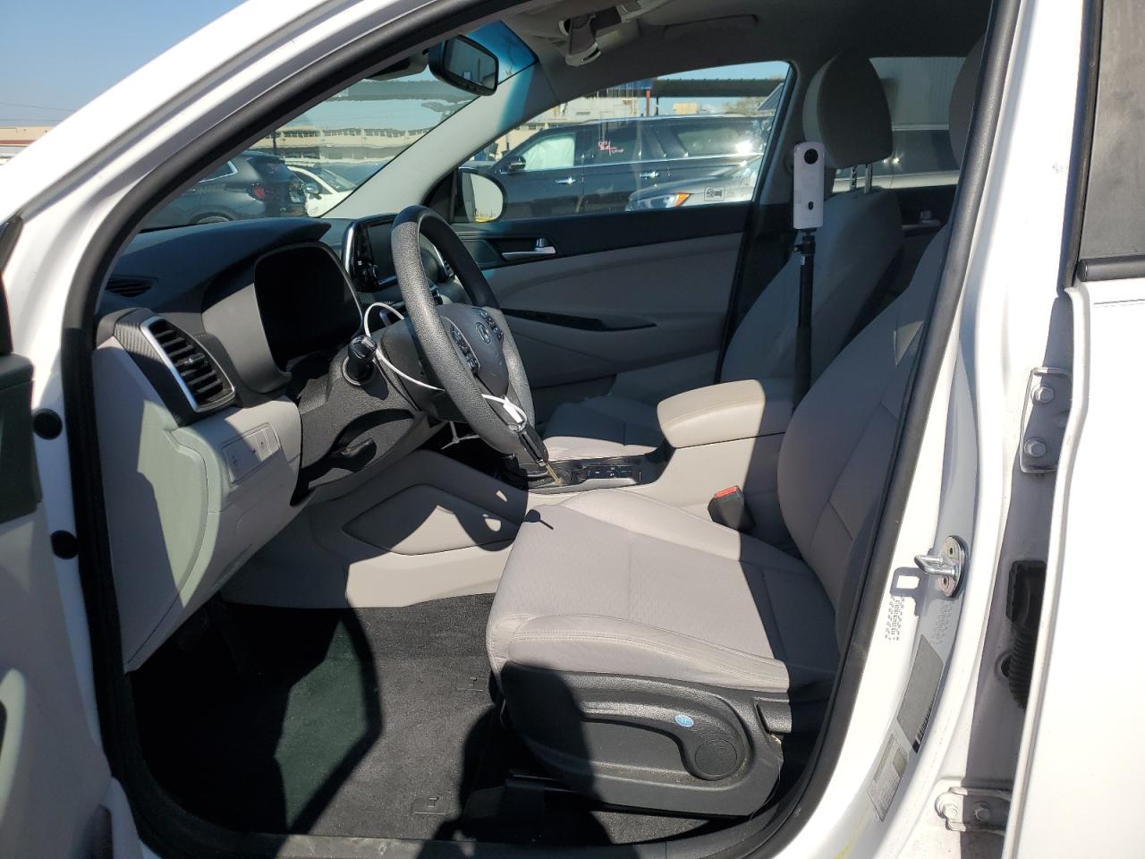 2019 Hyundai Tucson VIN KM8J23A43KU012913 Copart auction photo, side / front end damage thumbnail 7