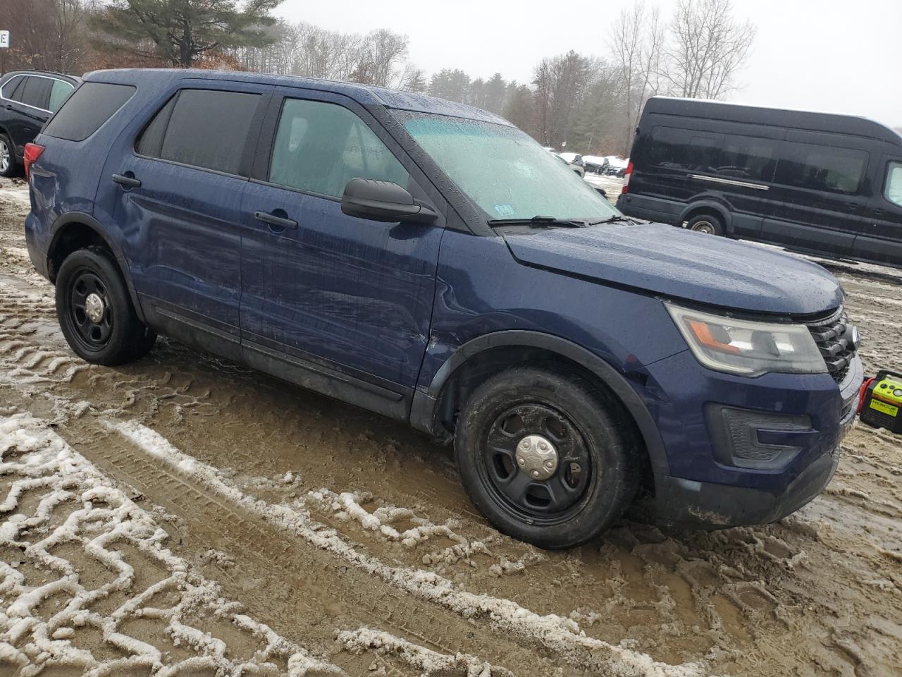 2016 Ford Explorer VIN 1FM5K8AT1GGC07677 Copart auction photo, side / front end damage thumbnail 4