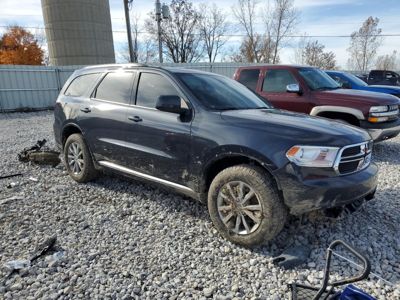 2016 Dodge Durango VIN 1C4RDJAG6GC330358 Copart auction photo, front end / side damage thumbnail 4
