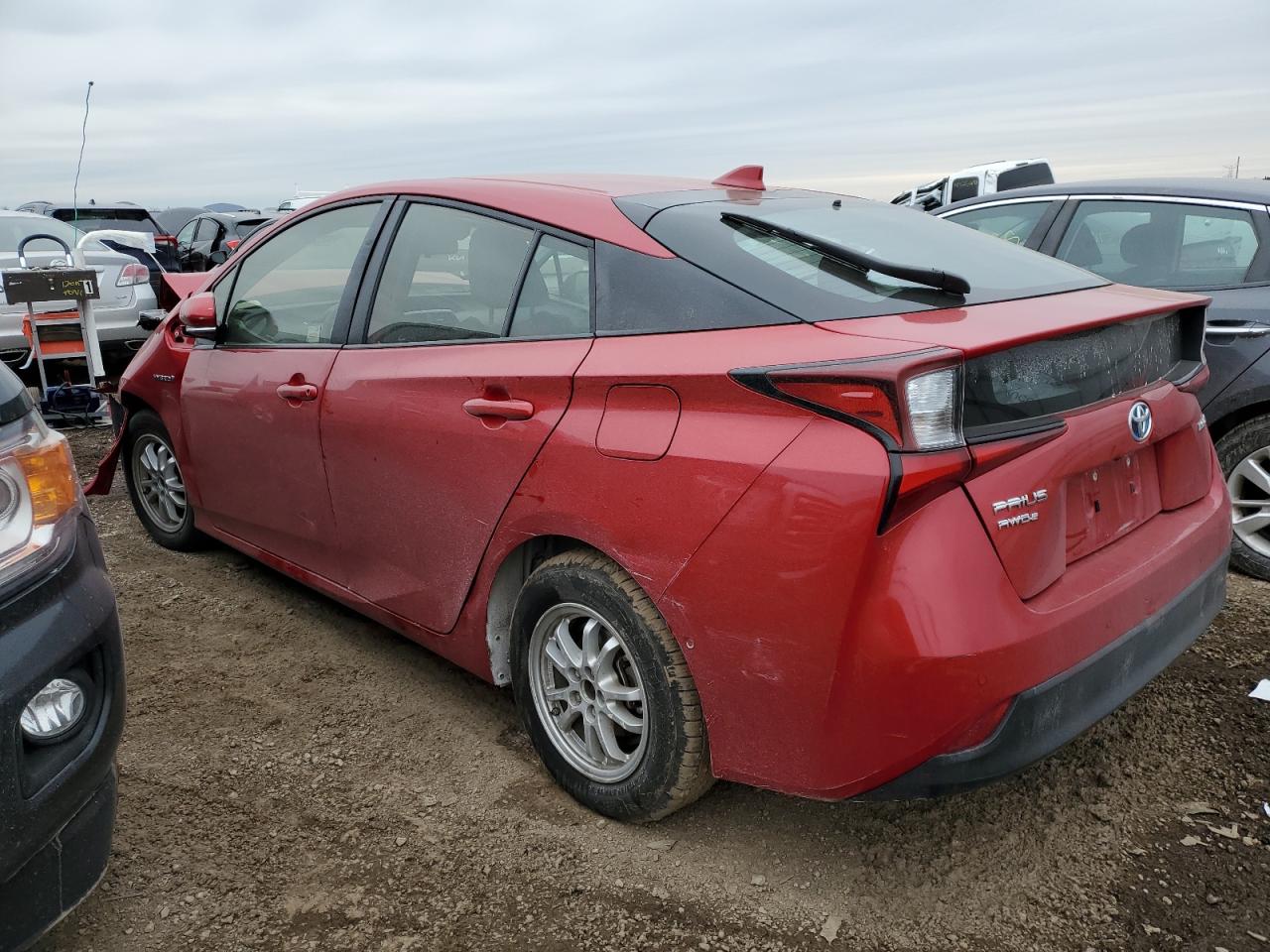 2019 Toyota Prius VIN JTDL9RFU5K3007027 Copart auction photo, front end damage thumbnail 2