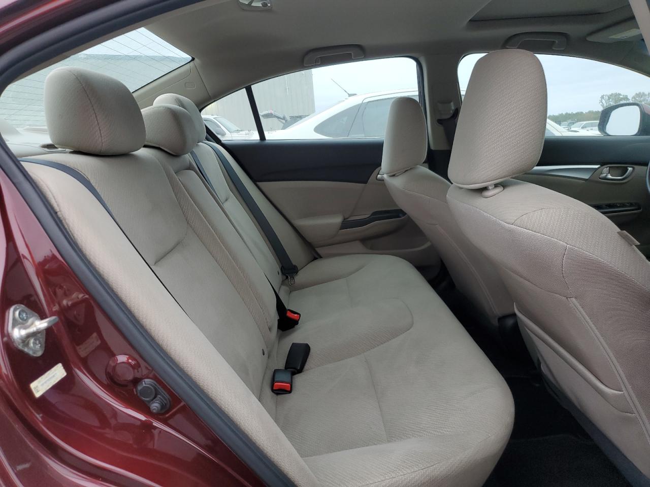 2013 Honda Civic VIN 19XFB2F82DE046777 Copart auction photo, minor dent/scratches damage thumbnail 10