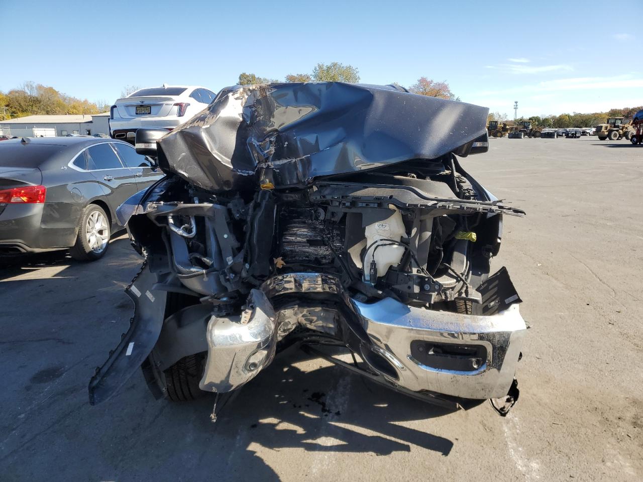 2019 RAM 1500 VIN 1C6SRFBT3KN514706 Copart auction photo, front end damage thumbnail 5