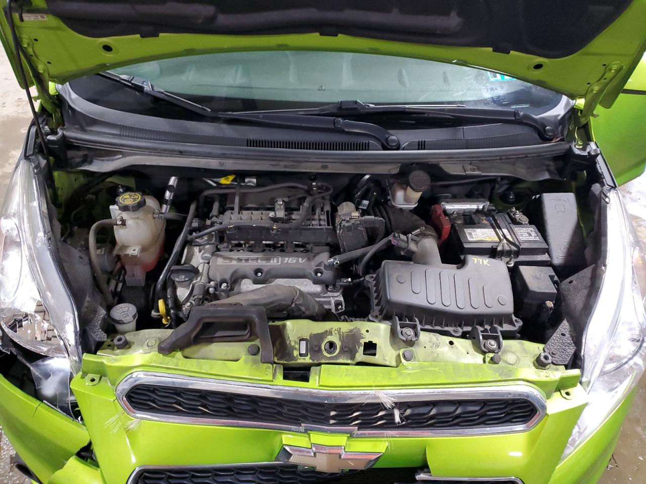 2015 Chevrolet Spark VIN KL8CB6S95FC731206 Copart auction photo, front end damage thumbnail 11