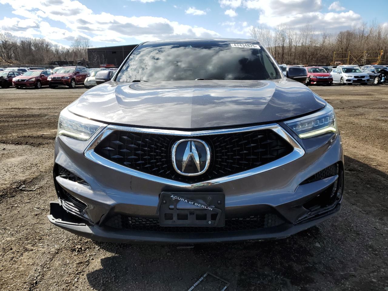 2019 Acura RDX VIN 5J8TC2H39KL031457 Copart auction photo, front end / side damage thumbnail 5