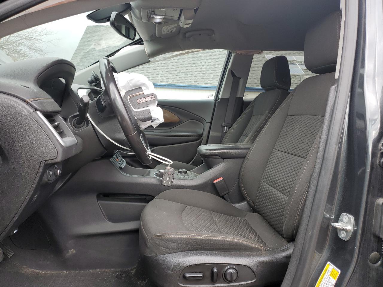 2019 GMC Terrain VIN 3GKALTEV3KL323132 Copart auction photo, front end / side damage thumbnail 7