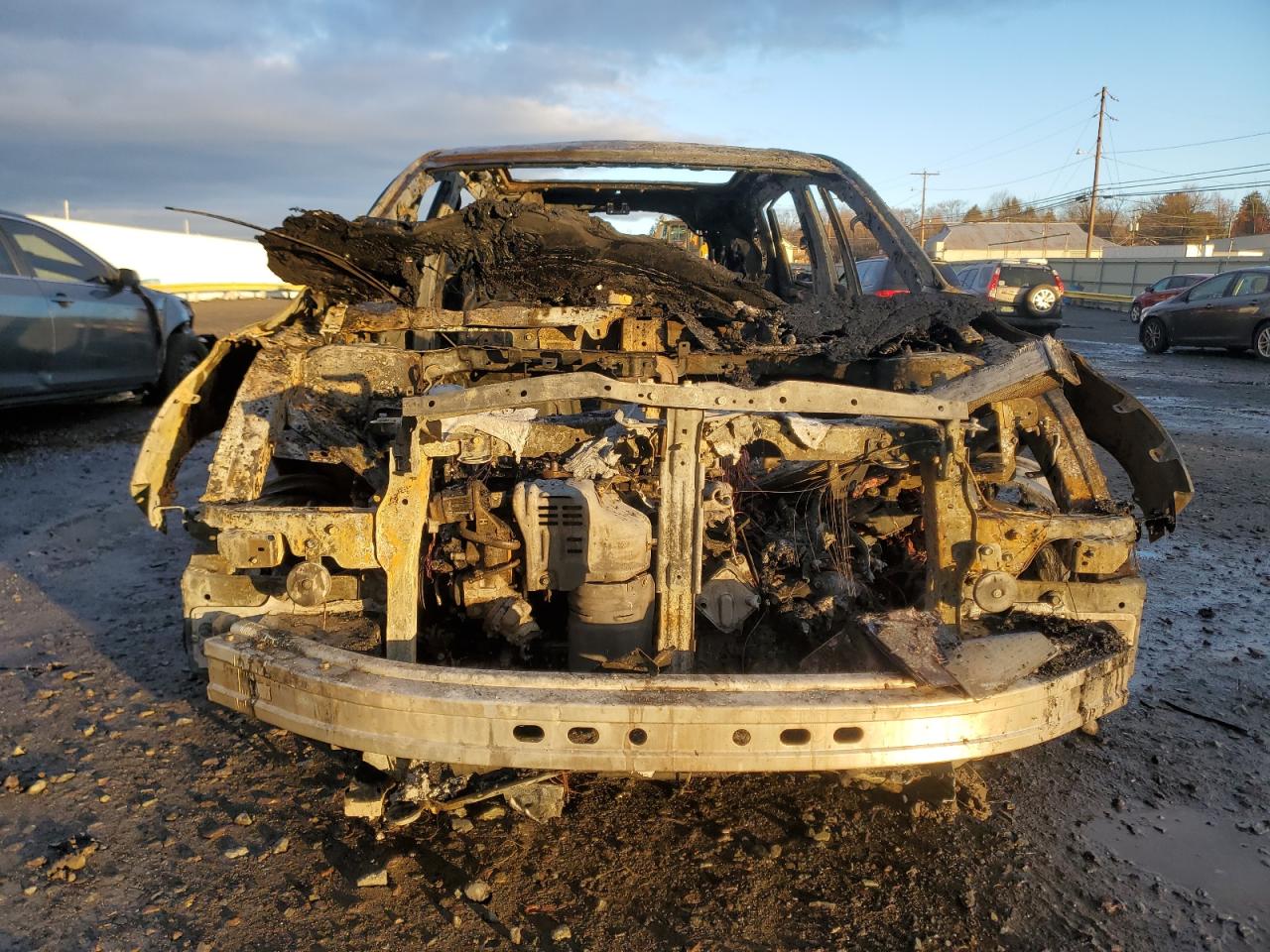 2021 Acura RDX VIN 5J8TC2H55ML015633 Copart auction photo, burn / burn - interior damage thumbnail 5