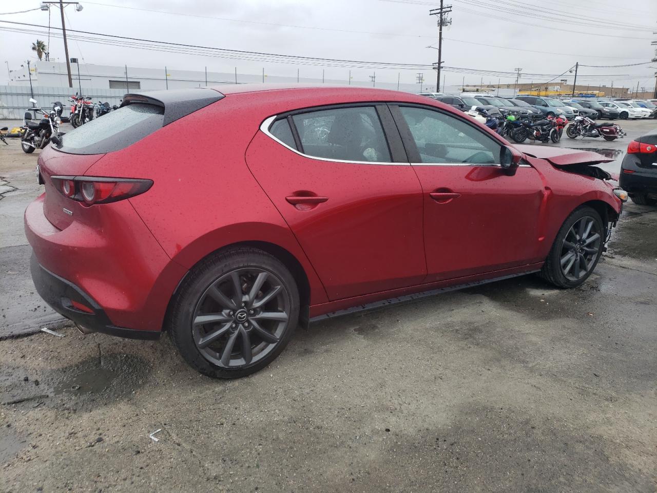 2020 Mazda 3 VIN JM1BPALM5L1158602 Copart auction photo, front end damage thumbnail 3