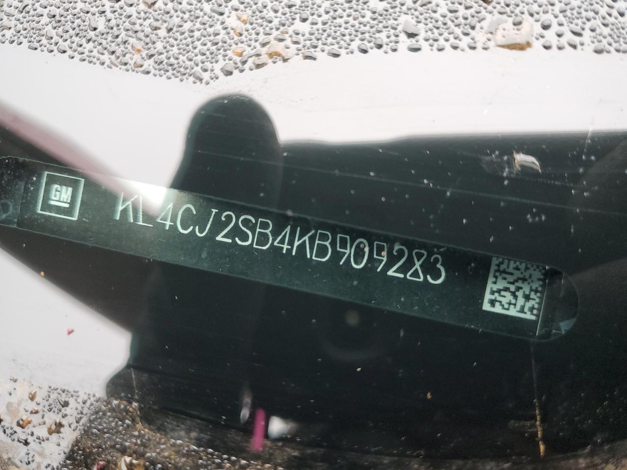 2019 Buick Encore VIN KL4CJ2SB4KB909283 Copart auction photo, front end / side damage thumbnail 15