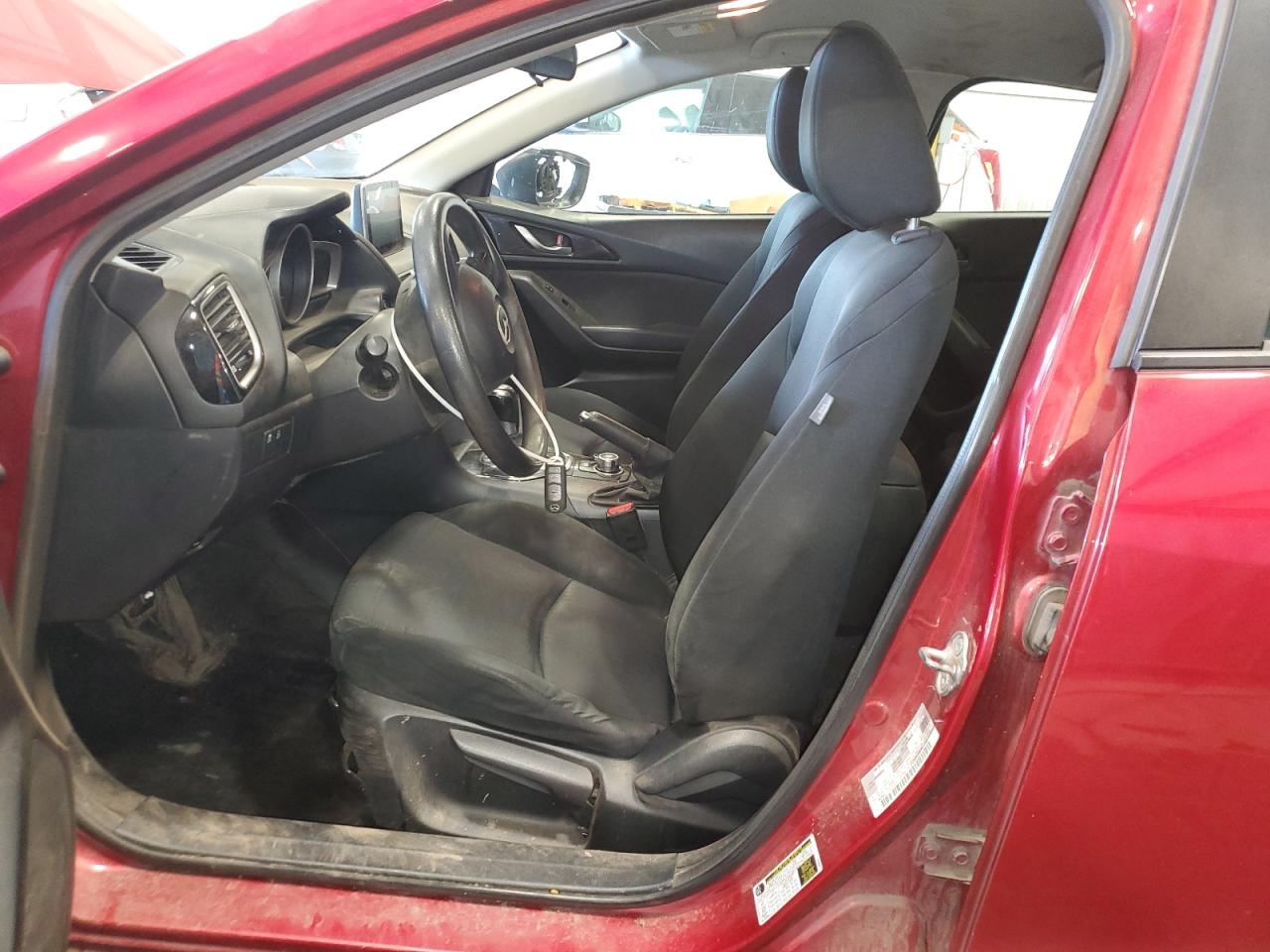 2015 Mazda 3 VIN 3MZBM1U71FM163141 Copart auction photo, side / rear end damage thumbnail 7