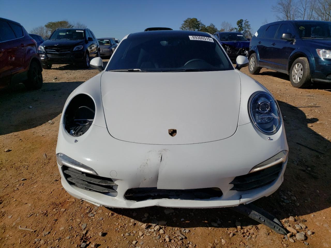 2014 Porsche 911 VIN WP0AA2A95ES106613 Copart auction photo, front end / rear end damage thumbnail 5