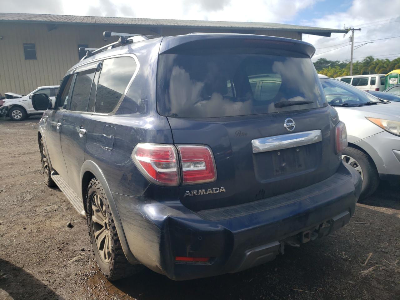 2019 Nissan Armada VIN JN8AY2ND5K9085148 Copart auction photo, rear end / front end damage thumbnail 2