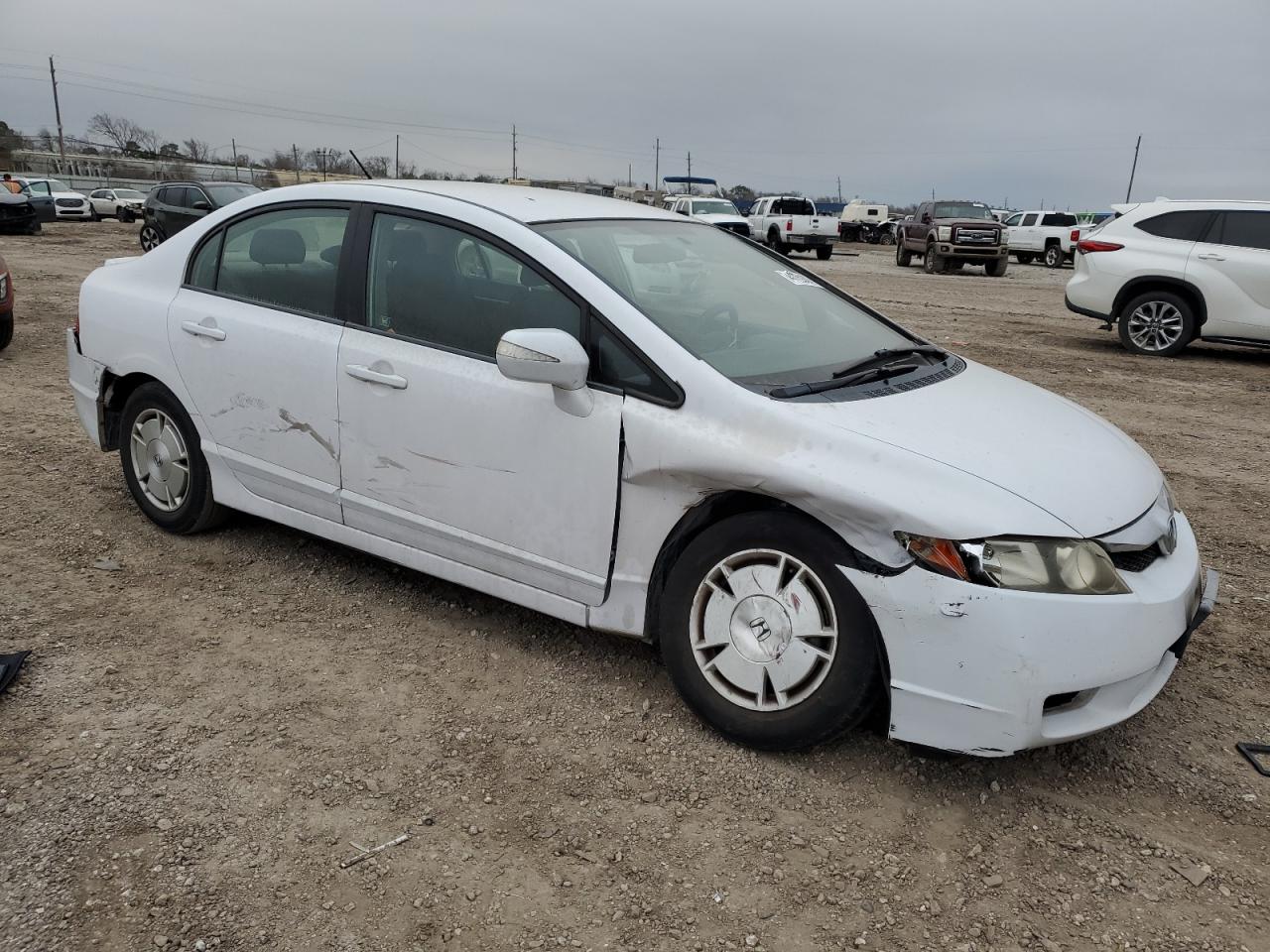 2010 Honda Civic VIN JHMFA3F2XAS007141 Copart auction photo, frame damage / front end damage thumbnail 4