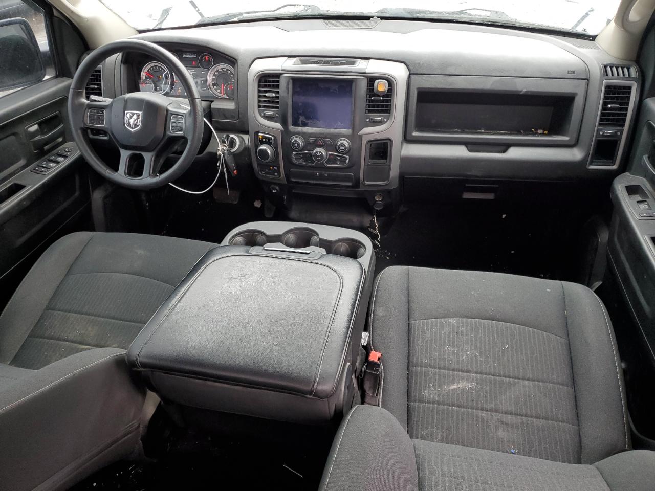 2021 RAM 1500 VIN 1C6RR7FG2MS549632 Copart auction photo, front end / undercarriage damage thumbnail 8